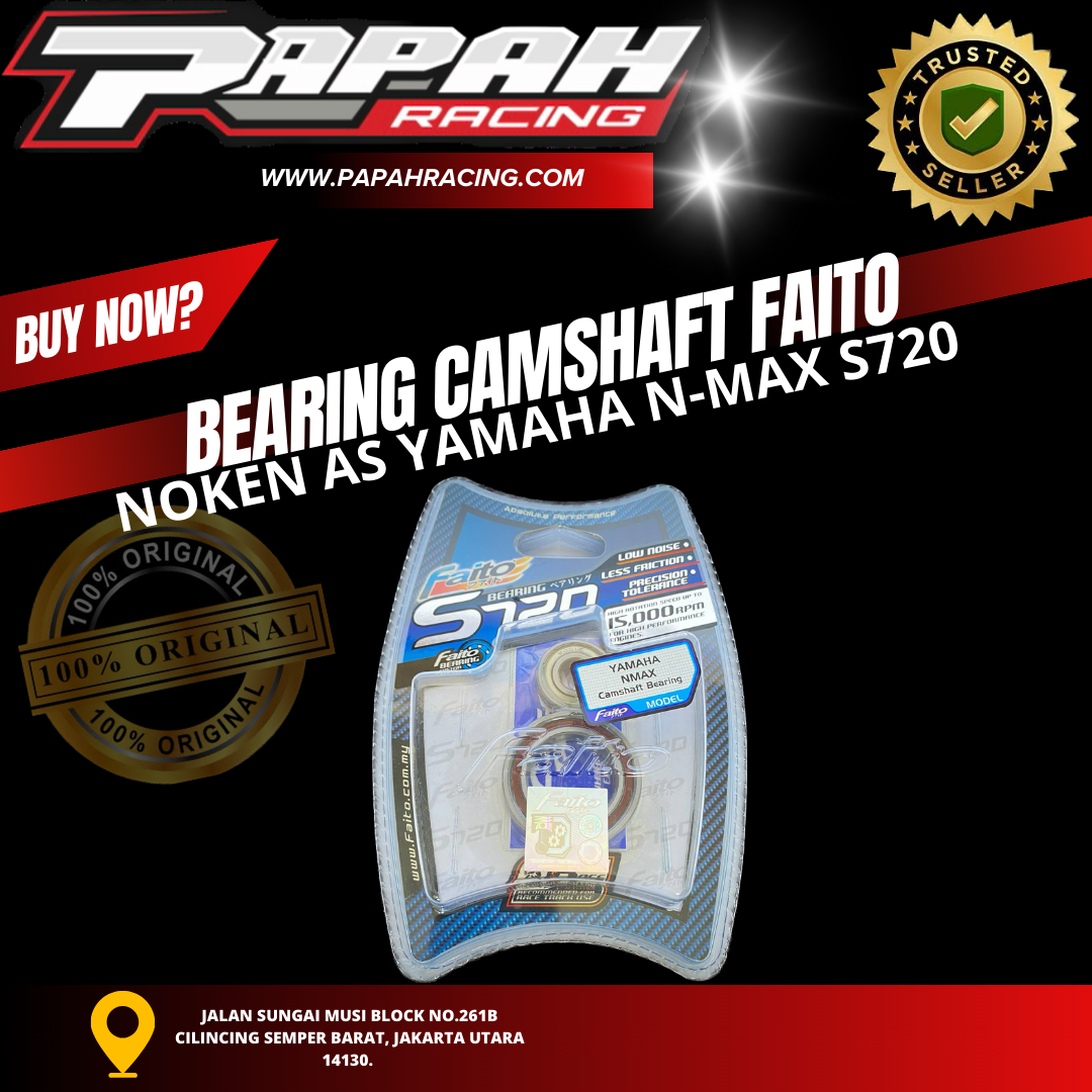 BEARING CAMSHAFT NOKEN AS YAMAHA NMAX S720